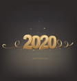 happy new year 2020 vector image