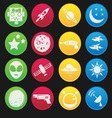 space icon gradient style vector image