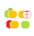 apple logo vector image
