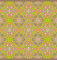 seamless hand drawn mandala pattern vector image