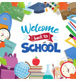 back to school sale vector image