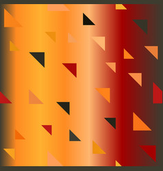 Gradient triangle background seamless glowing Vector Image