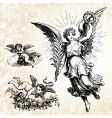 angels vector image vector image