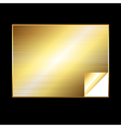 golden gradient background vector image