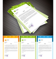 letterhead vector image vector image