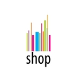 logo shop vector image