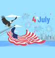 colourful independence day vector image