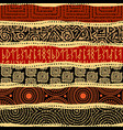 ethnic tribal pattern seamless art image vector image