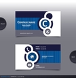 abstract creative business card vector image vector image