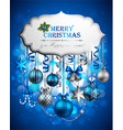 beautiful christmas background vector image vector image