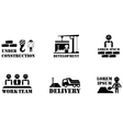 concept building icons vector image