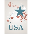 stars in scattered poster vector image
