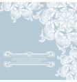elegance vintage card with place for text vector image