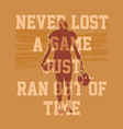 Never Lost A Game Football Royalty Free Vector Image