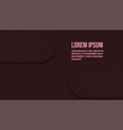 modern minimal abstract dark background vector image vector image
