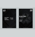 electronic music fest and electro summer wave vector image vector image