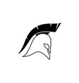 spartan helmet icon design template isolated vector image
