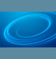 abstract blue color swirl wave design background vector image