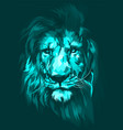 lion head vector image vector image