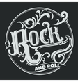 rock music print vector image vector image