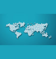 world population day vector image