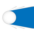 big white button blue and abstract vector image vector image