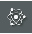 molecule atom symbol vector image