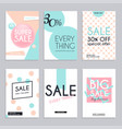 sale website banners web template collection can vector image