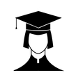 new graduate student icon vector image