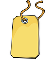 label on a rope vector image