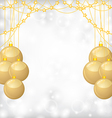 balls gold bead vector image vector image