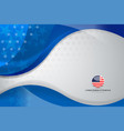 usa background design vector image vector image