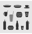 diner set vector image vector image