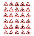 road signs vector image vector image
