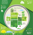 modern ecology infographic design vector image vector image