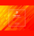 abstract yellow and red geometric dynamic shapes vector image