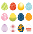 easter eggs vector image