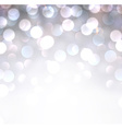 silver christmas background vector image