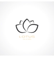 lotus symbol vector image