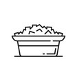 jainism religion symbol food offering of jain vector image