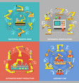 robotic arm concept vector image