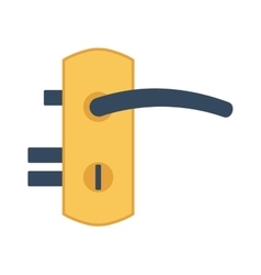 Door lock Royalty Free Vector Image - VectorStock