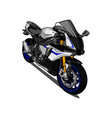 motorcycle sport vector image vector image
