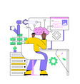 business process automation abstract concept vector image
