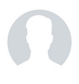 default avatar profile icon vector image