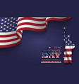 4th july happy independence day america vector image vector image