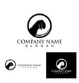 goat logo template icon vector image vector image