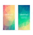 set of polygonal triangular colorful geometric vector image