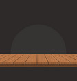 wooden board top on transparent background vector image