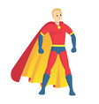 superhero man symbol element sign vector image